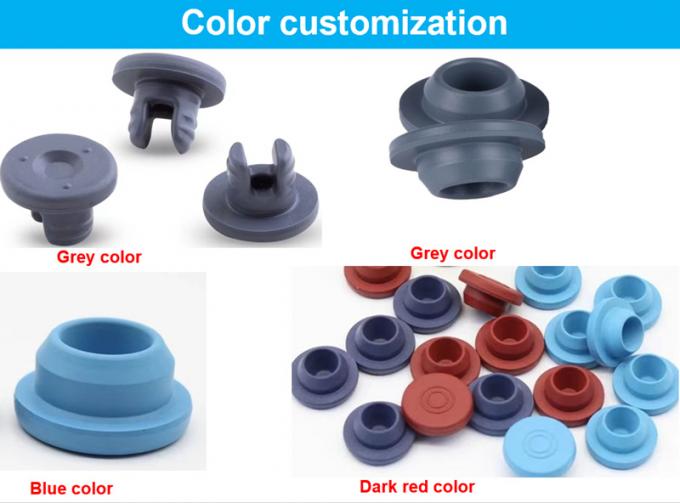 High Quality 20mm 23mm Medical Butyl Rubber Stoppers for Pharmaceutical Lyophilization Glass Vials