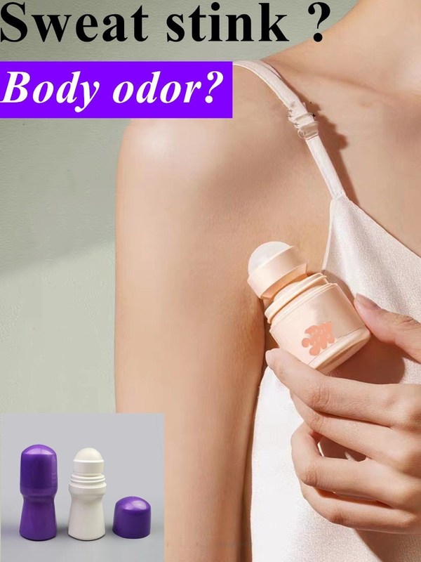 50 ml di HDPE in rotolo di plastica su deodorante Bottiglia Roller Donna Bottiglia per il corpo profumato Bambini Bambini Bottiglia a rulli antitraspirante