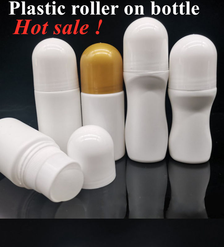 30 ml 50 ml 60 ml 100 ml PE Rollo di plastica sul deodorante Bottiglia Roller Corpo profumato Bottiglia Roller antitraspirante sul flacone