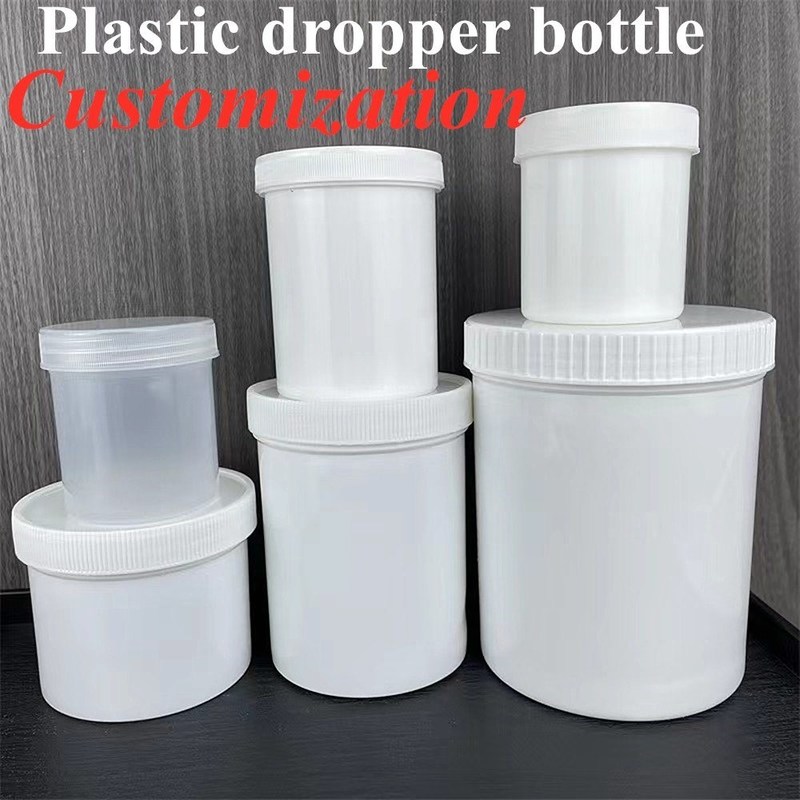 Luxury 150g 250g 500g 1000g Vuoto Bianco Nero Blu Traslucido Cosmetico Faccia Lozione Corpo Doppia Parete Bottiglia Cosmetica PP