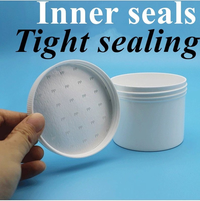 150 ml 250 ml 500 ml Crema cosmetica Contenitore di plastica confezionamento di cosmetici in pp barattolo di crema con tappo a vite in plastica in PP