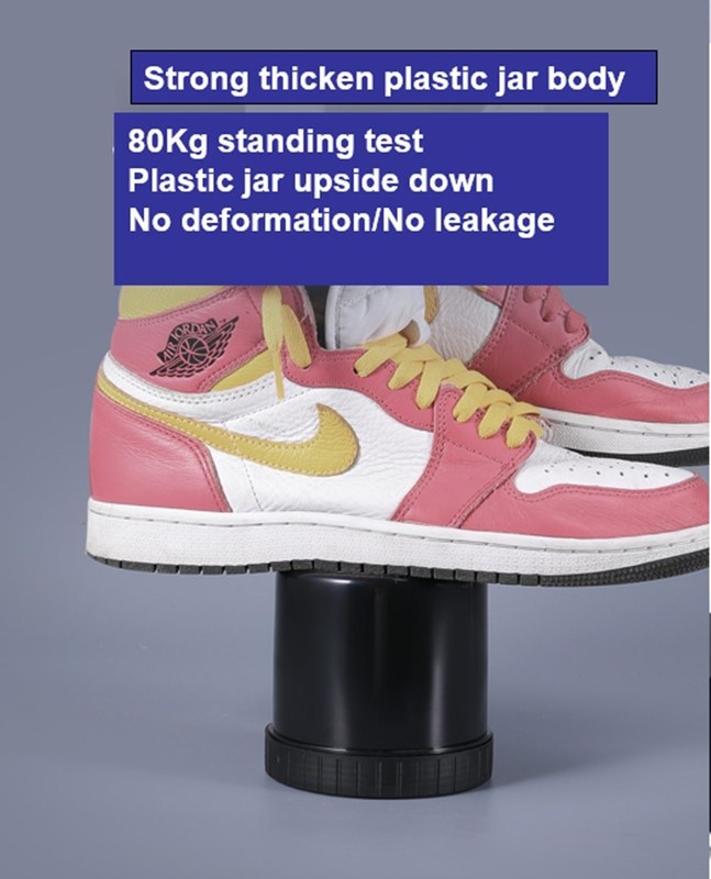 16 oz Nero Bianco PP Bottiglia Cosmetica 250ml 500ml 1000ml Cosmetica Contenitori vuoti Bottiglia cosmetica