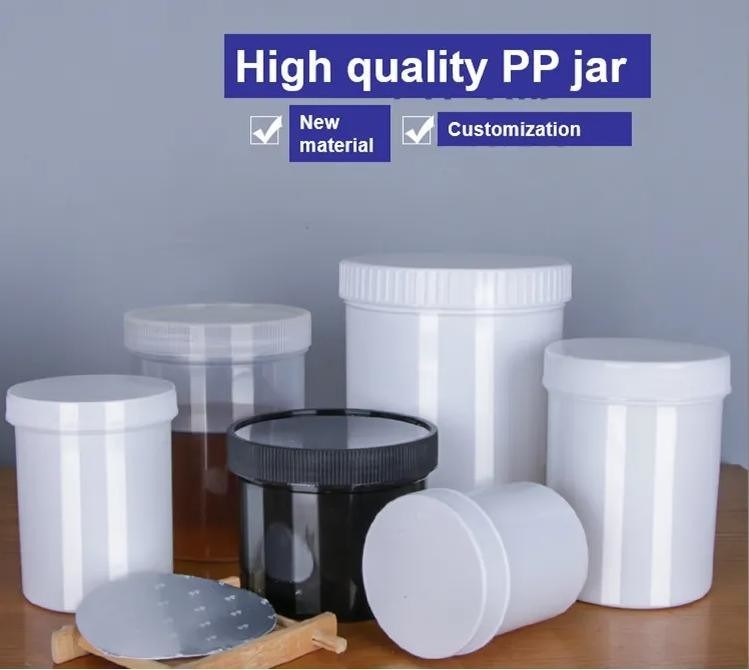 SGS 100ml 250ml 500ml 1000ml PP Bottiglia cosmetica Contenitori di campioni cosmetici Bottiglia unguento con tappo a vite