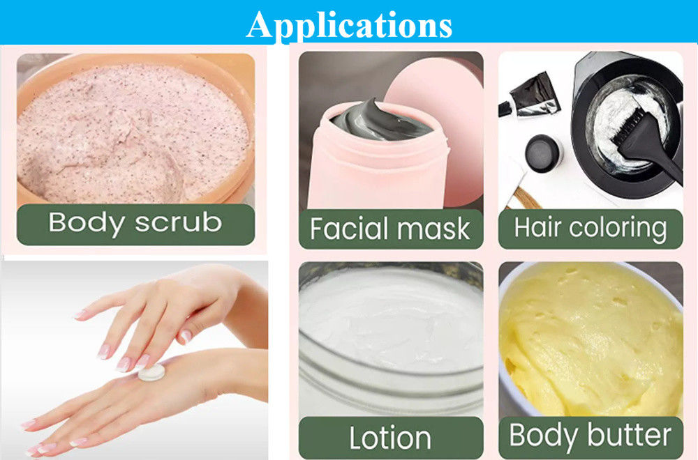 Luxury 150g 250g 500g 1000ml Vuoto Bianco Nero Blu Cosmetica Faccia Lozione Corpo Chiara Traslucida PP Bottiglia di crema di plastica