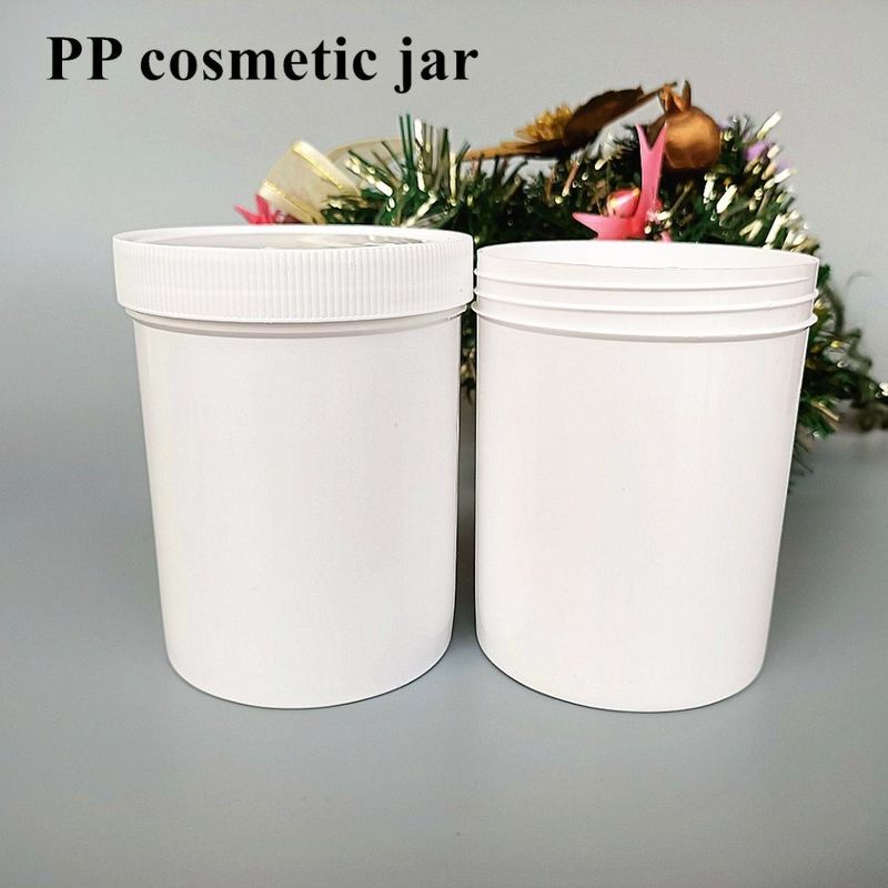 150g 250g 500g Bianco Blu Nero Eco-friendly Plastica PP Con Guarnizione a Velo Design Cosmetico Faccia Corpo Unguento di Plastica Crema Vaso