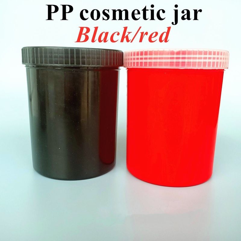 150g 250g 500g Bianco Blu Nero Eco-friendly Plastica PP Con Guarnizione a Velo Design Cosmetico Faccia Corpo Unguento di Plastica Crema Vaso