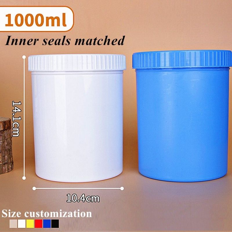 150g 250g 500g Bianco Blu Nero Eco-friendly Plastica PP Con Guarnizione a Velo Design Cosmetico Faccia Corpo Unguento di Plastica Crema Vaso