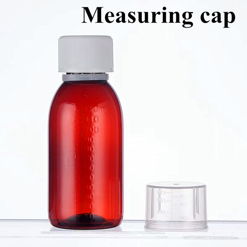 100 ml 120 ml 150 ml 200 ml Ambraro Rotondo Farmaceutico Per animali da compagnia Liquido orale Sciroppo per tosse Bottiglia di plastica con tappo a vite in PP