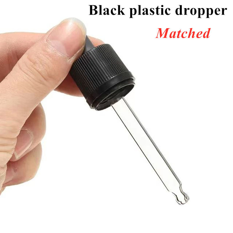 1 oz 2 oz 5 ml 10 ml 15 ml 20 ml 30 ml 50 ml vuoto Siero per la cura della pelle con olio essenziale uso a mano Bottiglia di gocciolante in vetro freddo bianco