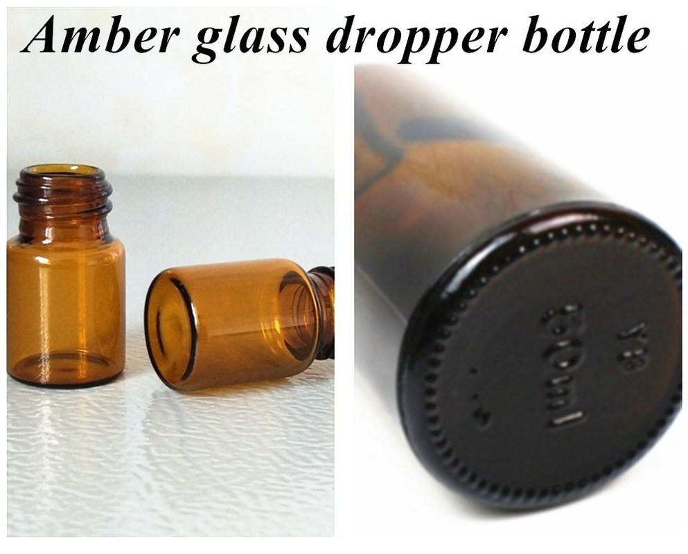 Vendita a caldo 5ml 10ml 15ml 30ml 50ml siero di ambra bottiglie di olio essenziale bottiglia gocciolante di vetro