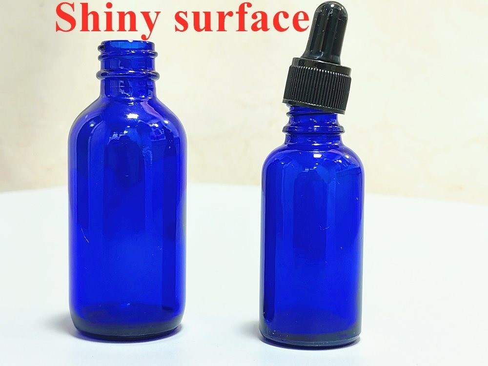 10 ml 20 ml 30 ml 50 ml Empio Boston Rotondo Cosmetico Imballaggio Vuoto Blu olio essenziale Vetro Bottiglia gocciolante con tappo gocciolante