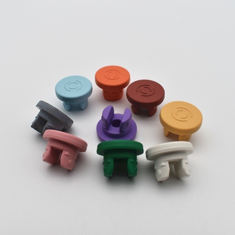 13mm 20mm 28mm Medicinale Iniezione di gomma butila Grigio Rosso Blu Farmaceutico Bromobutilo Plug Tappo di gomma