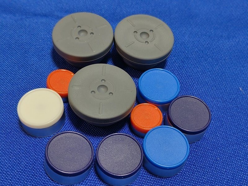 13mm 20mm 28mm 32mm Grigio Farmaceutico Clorobutilo Butilico Tappo di Gomma di Vetro Violo Iniettabile Bottiglia di Vaccino