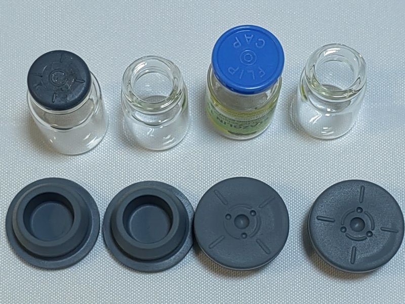 13 mm 20 mm 28 mm Tappo di gomma bromata medica sterile per vetro Fiale iniettabile Bottiglia antibiotica