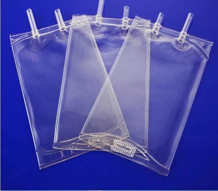 250 ml 500 ml 1000 ml sacchetto per infusione usa e getta Medicinale PVC Sterile soluzione salina IV Soluzione fluida PVC sacchetto per infusione