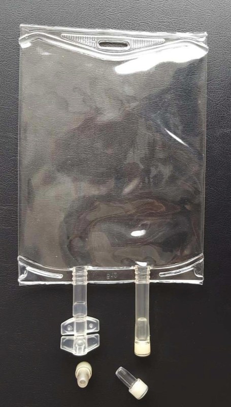 Liquido medico farmacologico 5000 ml Sacchetto per infusione vuoto 100 ml 500 ml Cloruro di sodio Non Dehp Sacchetti IV Sacchetto per infusione