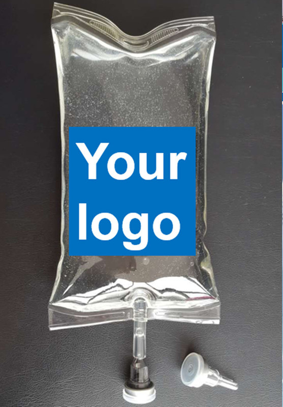 250 ml 500 ml Sacchetto di infusione in PVC composto di grande volume Sacchetto monouso per il trasporto di fluidi per via endovenosa a pressione IV
