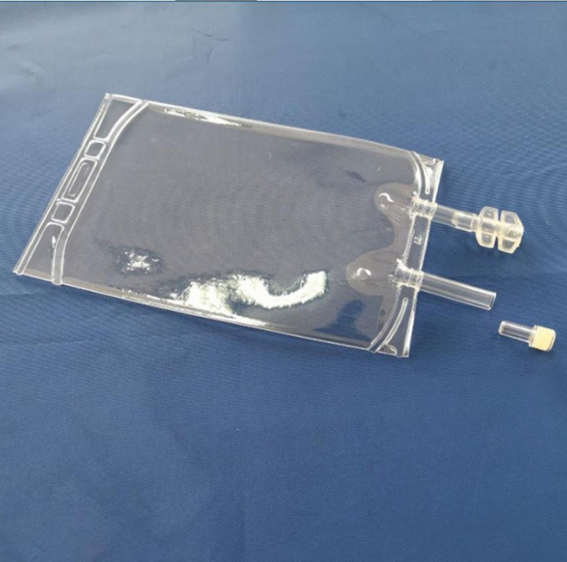 250 ml 500 ml Sacchetto di infusione in PVC composto di grande volume Sacchetto monouso per il trasporto di fluidi per via endovenosa a pressione IV