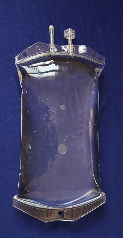 Sacchetto per infusione monouso in PVC da 100 ml a 250 ml Sacchetto IV trasparente per medicinali Sacchetto per infusione vuoto in PVC per soluzioni saline normali di glucosio