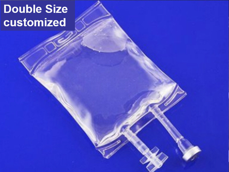 sacchetto di plastica per infusione medica sterile 100 ml 250 ml 500 ml PVC Soluzione di Cloruro di Sodio IV Sacchetto per fluidi per infusione