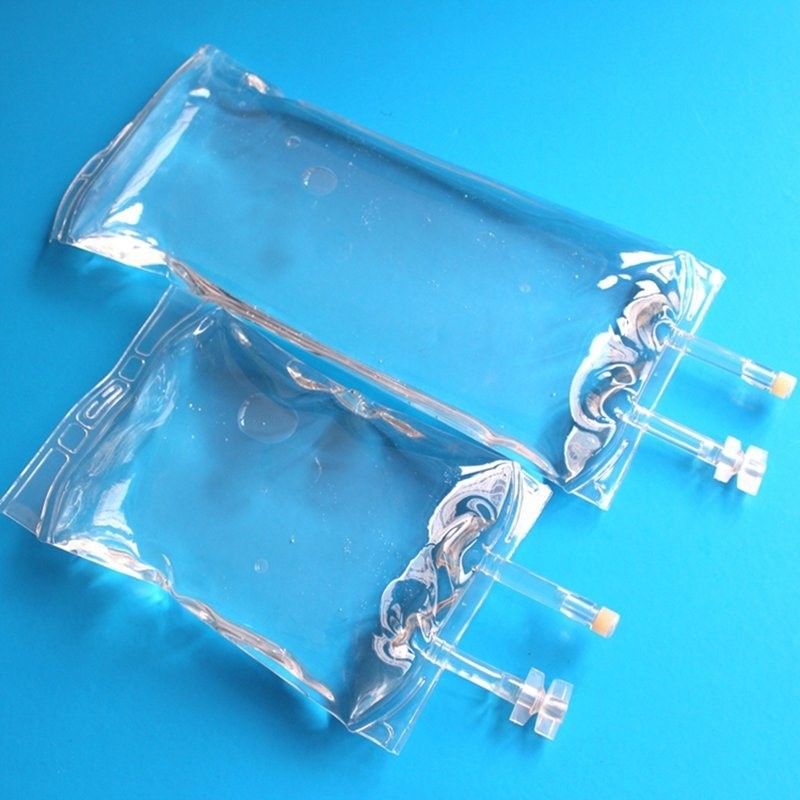 500 ml 1000 ml PVC Sacchetti IV sterili Sacchetti IV PVC monouso di plastica Medica Sacchetti sterili Sacchetti per infusione
