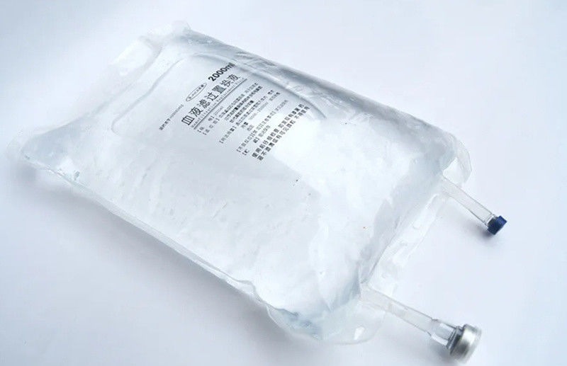2000 ml 3000 ml 5000 ml Butterfly Dual Port Twist Off Transfusion Sacchetto di infusione monouso in PVC per veterinari