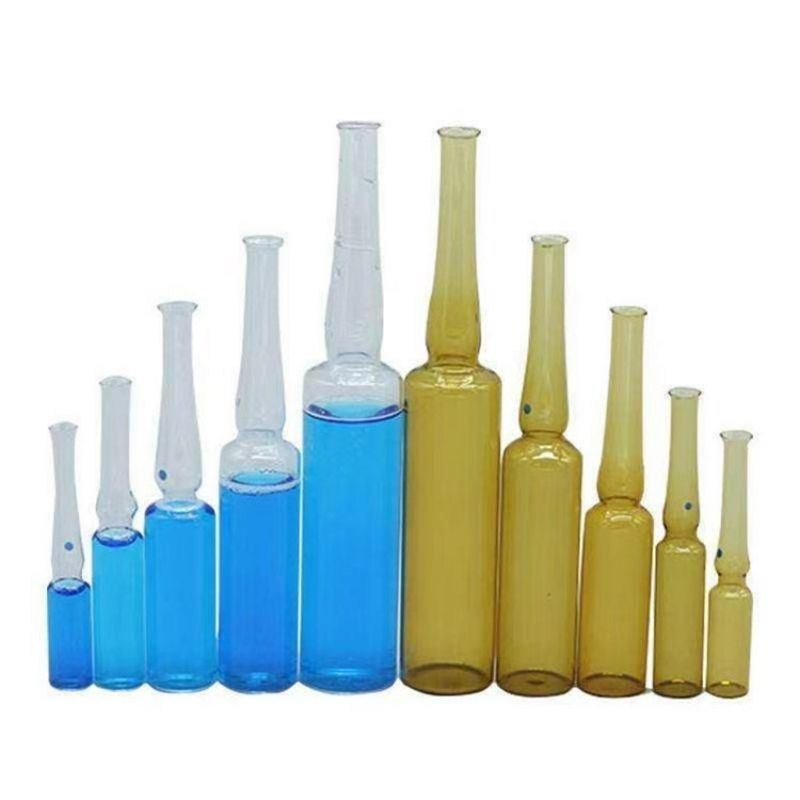 2 ml 3 ml 5 ml 10 ml 20 ml di siero trasparente anti-invecchiamento per la cura della pelle, alleggerente Ambrore Iniezione Ampule di vetro vuoto per iniezioni