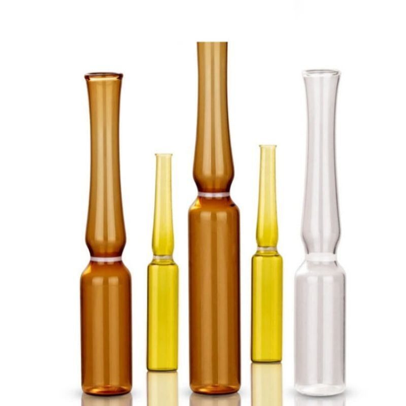 1ml5ml 10ml 20ml cosmetici per la cura della pelle farmaceutici Ampolata di vetro Anello colorato Logo Stampa a schermo Modulo B