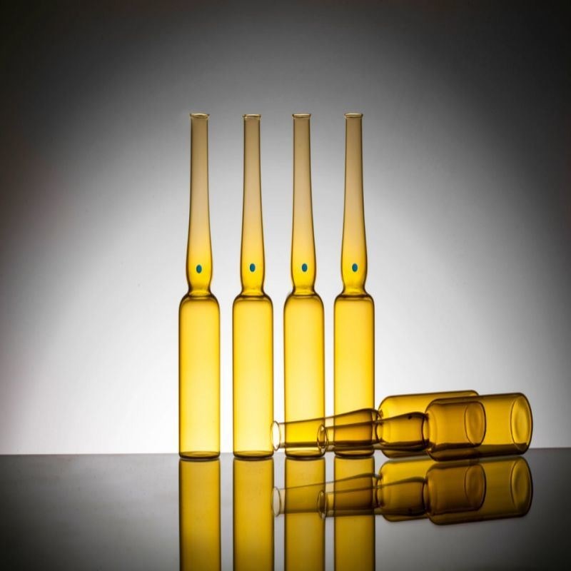 1 ml 2 ml 5 ml 10 ml Standard ISO Ybb Standard USP Tipo 1 USP Tipo 2 Ampolata di vetro OPC Ampolata di vetro di borosilicato neutro