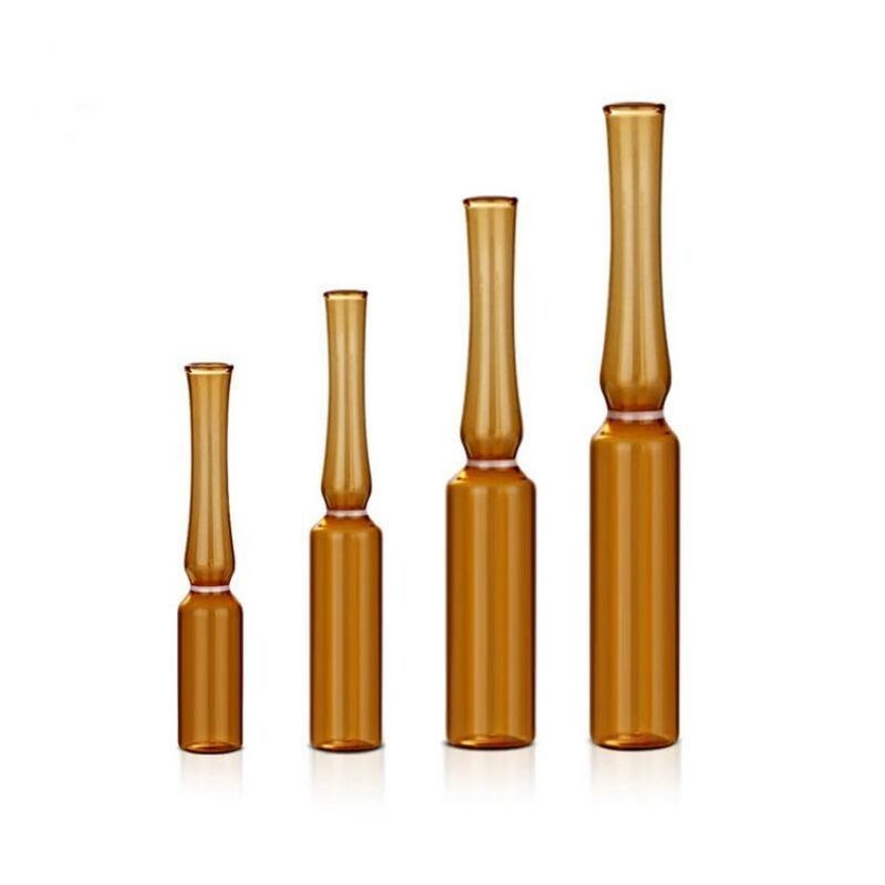 Ampolata farmaceutica trasparente di ambra standard ISO Flaconcino tipo C Ampolata vuota