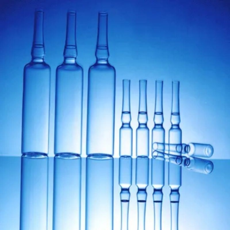 Ampolata farmaceutica trasparente di ambra standard ISO Flaconcino tipo C Ampolata vuota