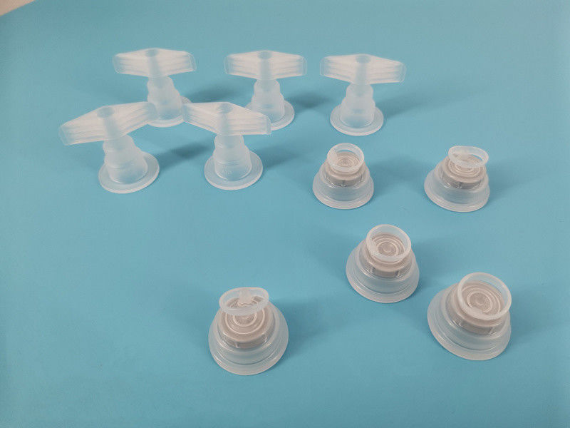 Copertura di infusione a doppia valvola pieghevole singola per flacone di infusione Lvp PP 30 mm Euro Cap con due teste