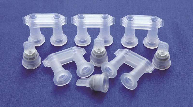 Copertura di infusione a doppia valvola pieghevole singola per flacone di infusione Lvp PP 30 mm Euro Cap con due teste