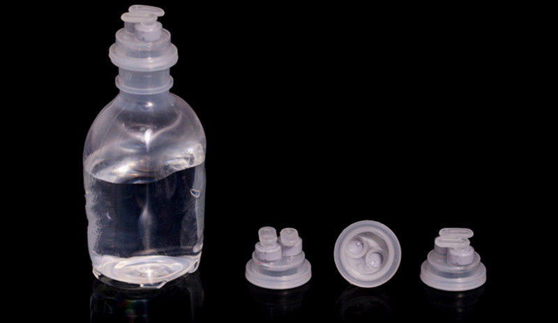 Copertura di infusione a doppia valvola pieghevole singola per flacone di infusione Lvp PP 30 mm Euro Cap con due teste