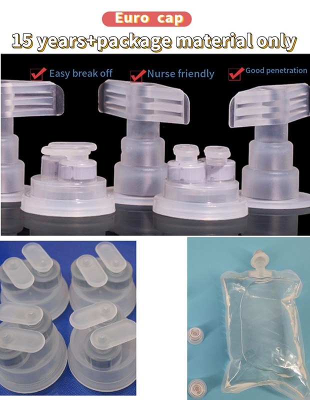 30 mm 32 mm Farmaceutico Euro Cap per ISBM PP Infusion Bottle Farmaceutico PP Cap per sacchetto IV