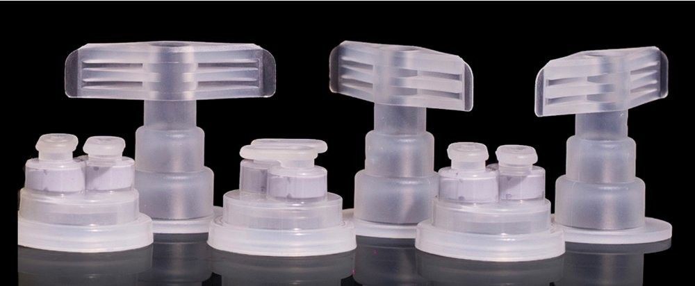 30mm 32mm 30mm Twin Flip Cap per sacchetto IV e bottiglia Cappuccio per infusione usa e getta per la bottiglia di infusione medica PP