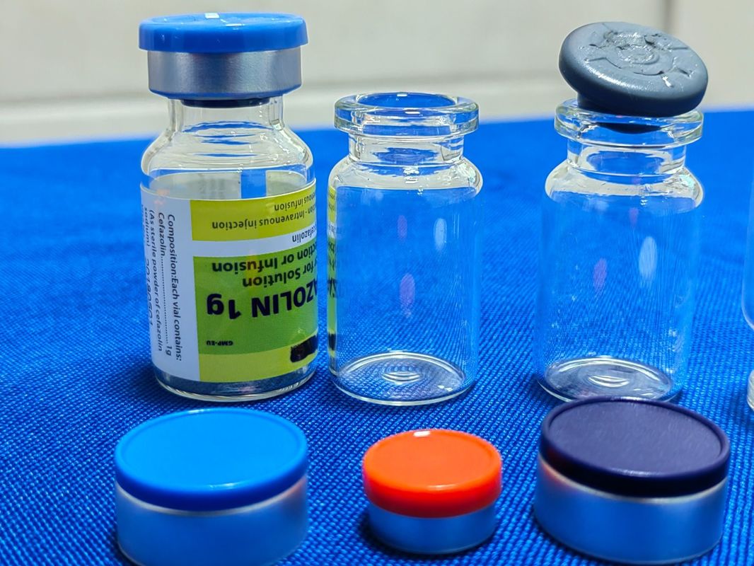 10 ml 20 ml Ambrosica Chiara Soda Calce Pulito Lavato Sterile Depirogenato Vial di Vetro per Iniezioni di Antibiotici