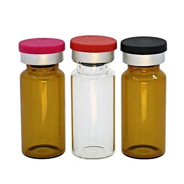 10 ml 20 ml Ambrosica Chiara Soda Calce Pulito Lavato Sterile Depirogenato Vial di Vetro per Iniezioni di Antibiotici