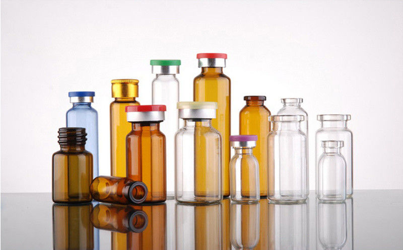 Bottiglie di vetro farmaceutiche di piccole dimensioni vuoti da 5 ml a 7 ml a 10 ml, trasparenti da ambra