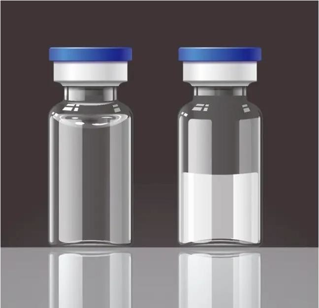 Ambrone trasparente 5 ml 10 ml Violo di vetro di vetro di forma tubolare a basso borosilicato