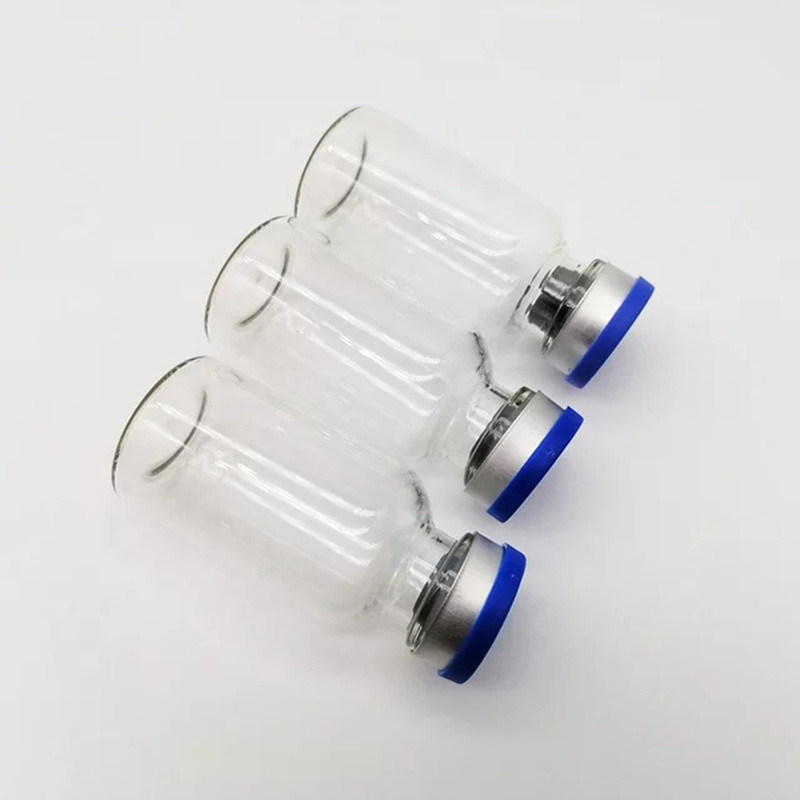 Ambrone trasparente 5 ml 10 ml Violo di vetro di vetro di forma tubolare a basso borosilicato