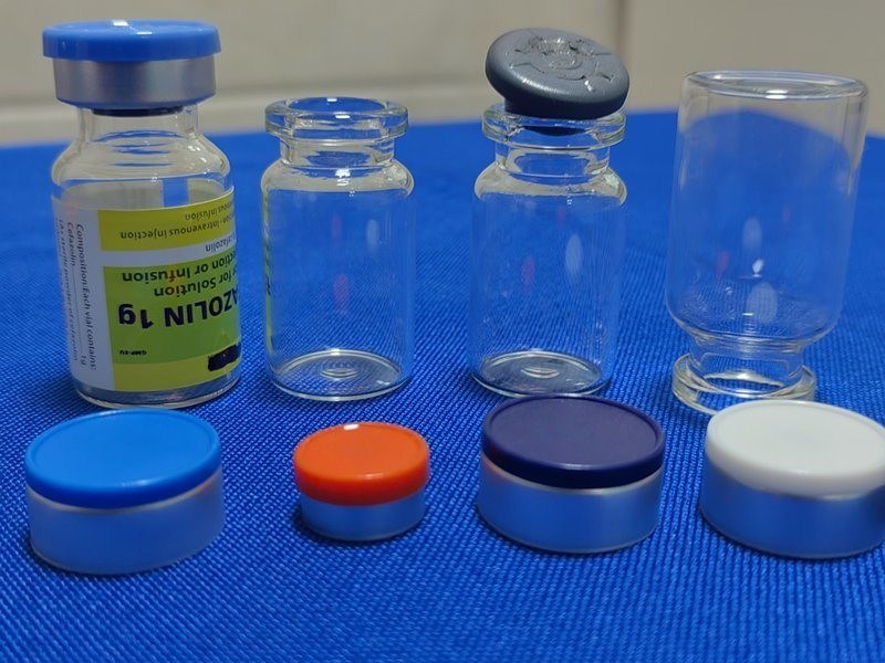 Ambrone trasparente 5 ml 10 ml Violo di vetro di vetro di forma tubolare a basso borosilicato