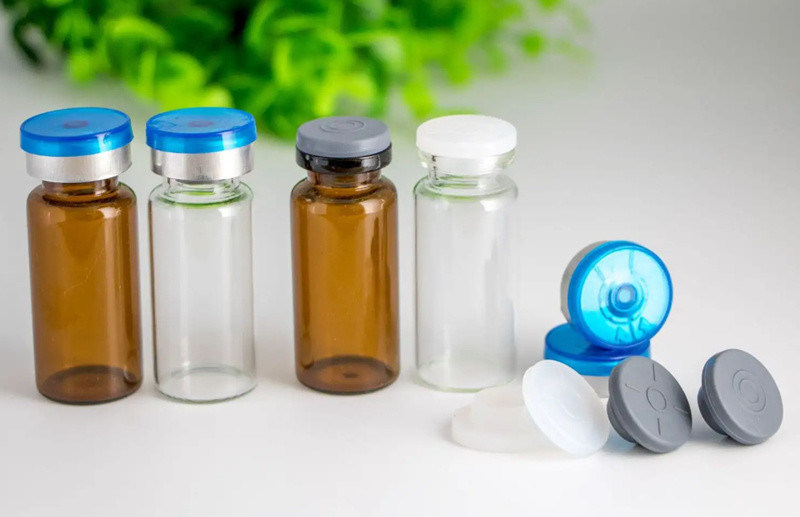 5 ml 7 ml 10 ml 20 ml vuoti Farmaceutico piccolo Amber Chiaro Iniezione Tubulare borosilicato Vial di vetro con tappo chiuso