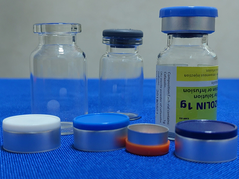 5 ml 7 ml 10 ml 20 ml vuoti Farmaceutico piccolo Amber Chiaro Iniezione Tubulare borosilicato Vial di vetro con tappo chiuso