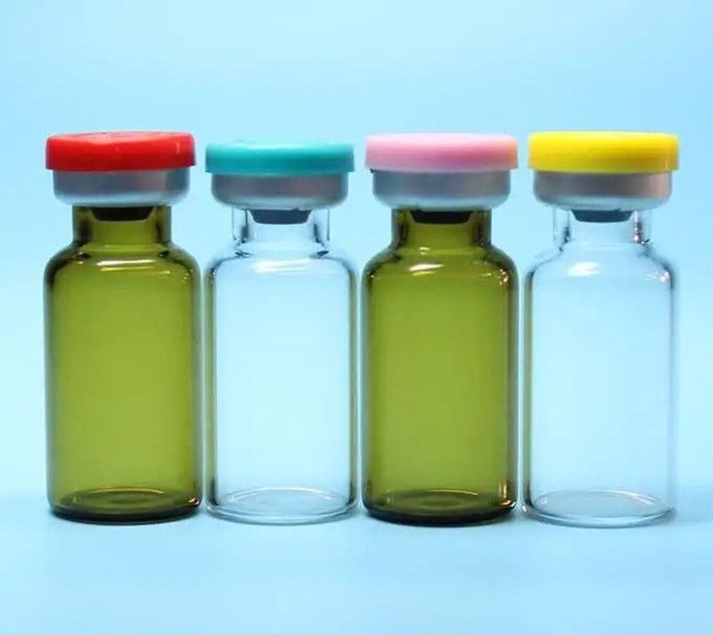5 ml 10 ml 20 ml Violo Ambrato trasparente Bottiglia di vetro di vaccacina Medicina Soda Lime Farmaceutica Violo di vetro per iniezioni