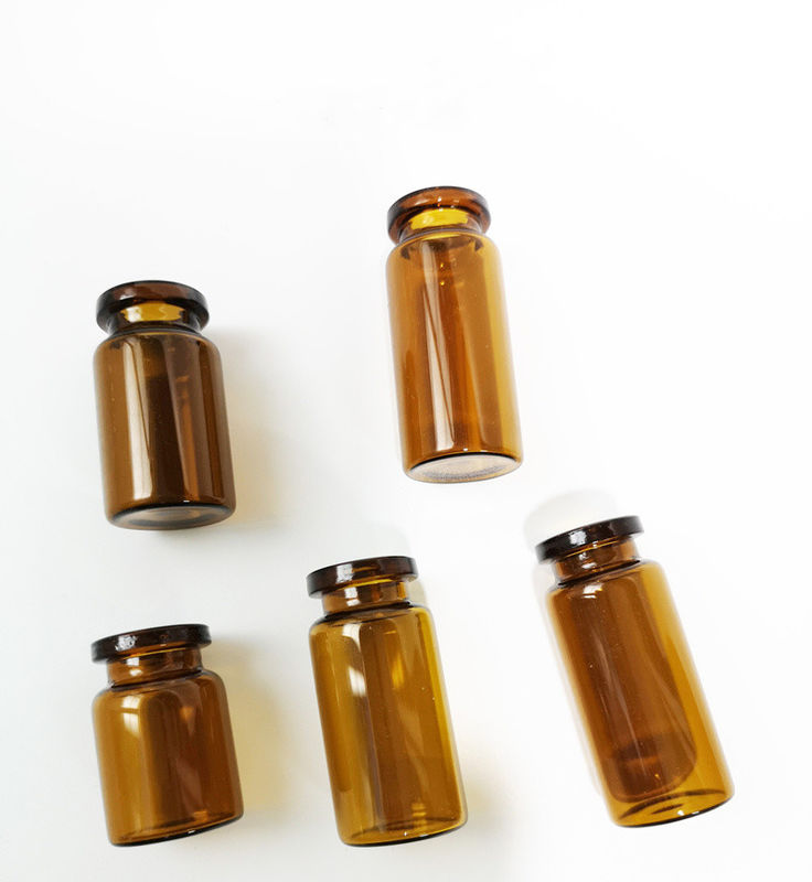 5 ml 10 ml 20 ml Violo Ambrato trasparente Bottiglia di vetro di vaccacina Medicina Soda Lime Farmaceutica Violo di vetro per iniezioni