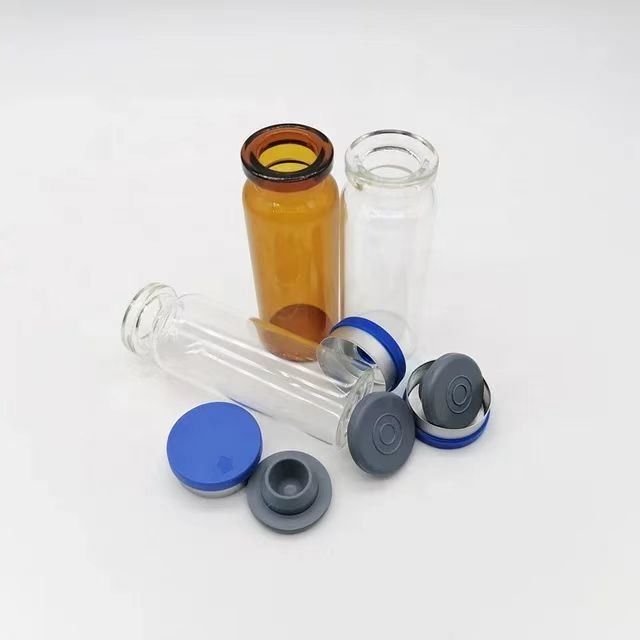 5 ml 10 ml 20 ml Violo Ambrato trasparente Bottiglia di vetro di vaccacina Medicina Soda Lime Farmaceutica Violo di vetro per iniezioni