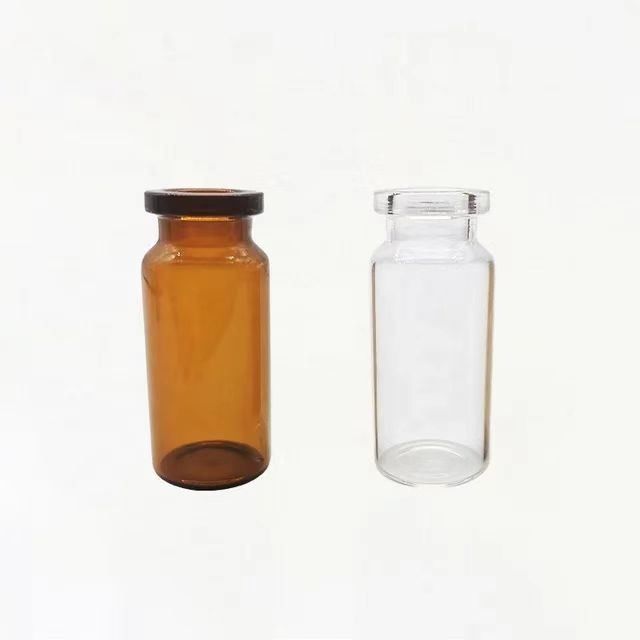 5 ml 20 ml di vetro borosilicato farmaceutico ambra chiaro vuoto liofilizzazione flaconcino di vetro tubolare per iniezioni