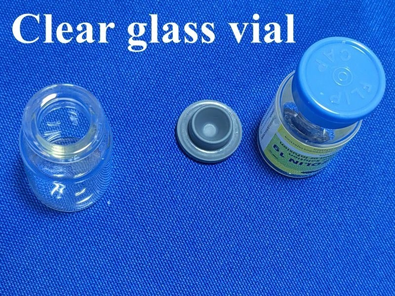 Vial di vetro borosilicato di tipo 1 tubolare a muffa con bocca di 13 mm e 20 mm