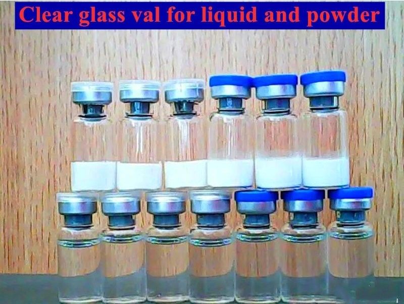 Vial di vetro trasparente a borosilicato da 18 mm con tappi USP Tipo Vial di vetro vuoto